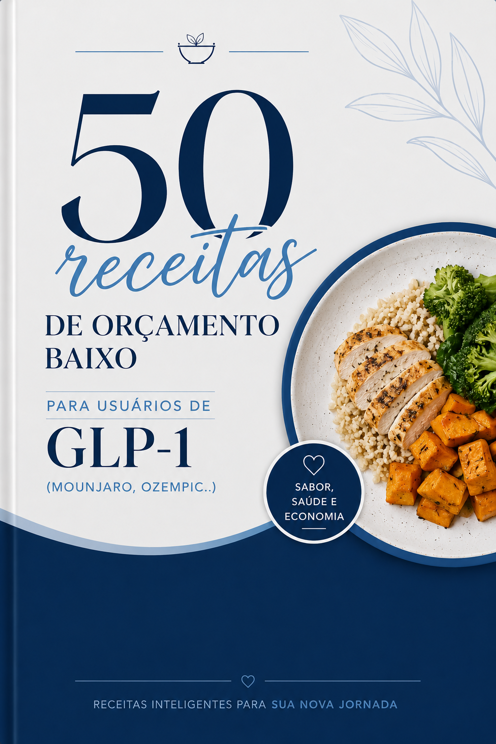 Mockup do E-book 50 Receitas